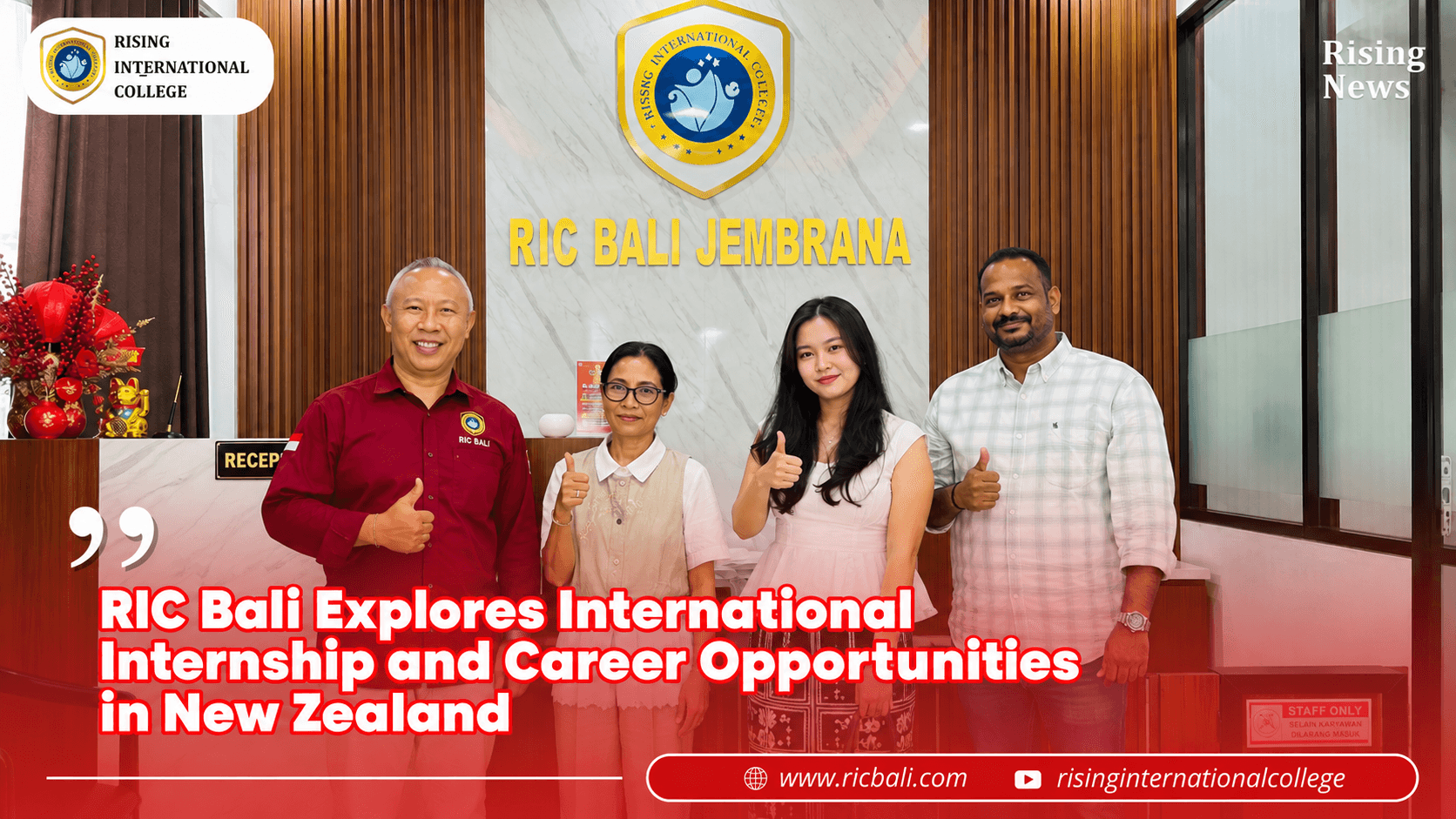 Kunjungan Perwakilan New Zealand